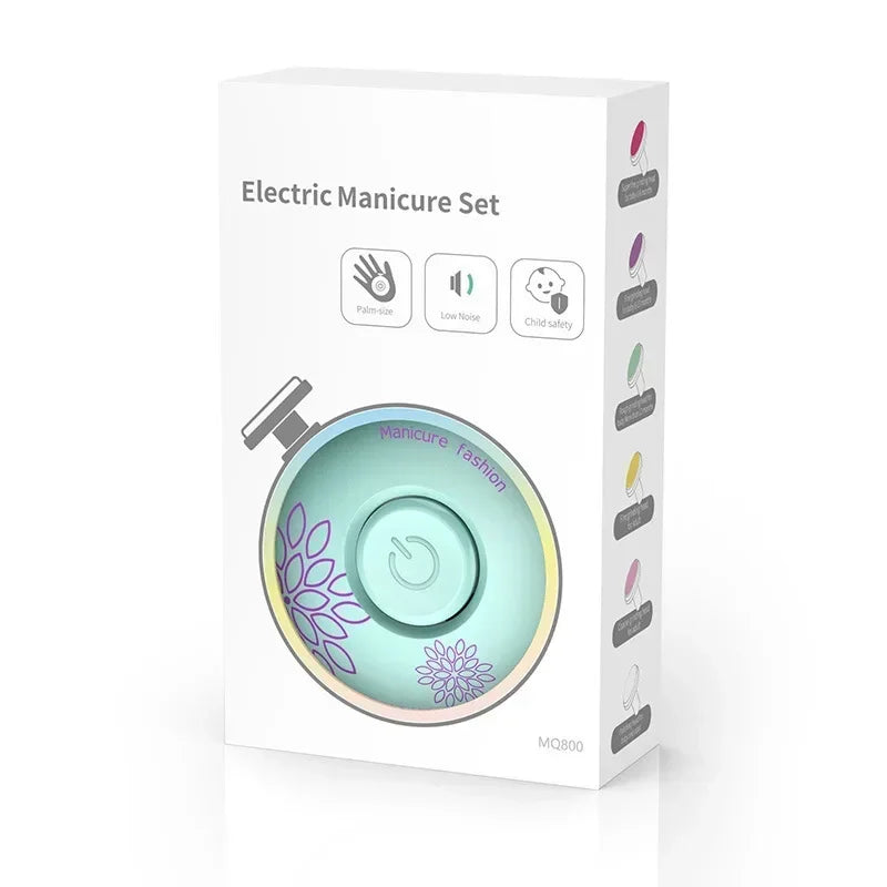 Electric Baby Nail Trimmer Kid Nail Polisher Tool Infant Manicure Scissors Baby Hygiene Kit Baby Nail Clipper Cutter for Newborn