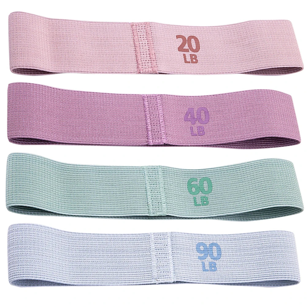 Resistance Booty Bands Anti-Slip Stretch Fitness Strips Glute Thigh Elastic Bands Pilates Hip Circle Yoga Gym Equipment