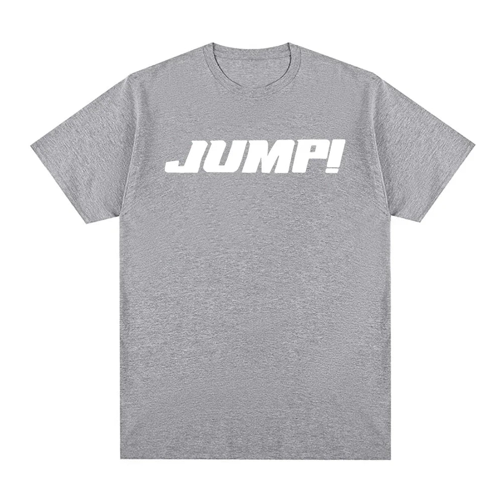 PINK JUMP T Shirt Summer Fashion Men/Women Harajuku Aesthetic Letter Print T-Shirt Unisex High Quality Casual Tees Shirts
