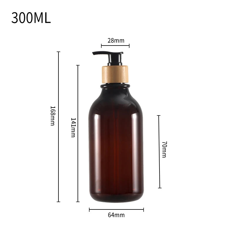 300/500ml Soap Dispenser for Bathroom Large Capacity Shower Shampoo Bottle Refillable Gel Bottle Lotion Liquid Storage Container
