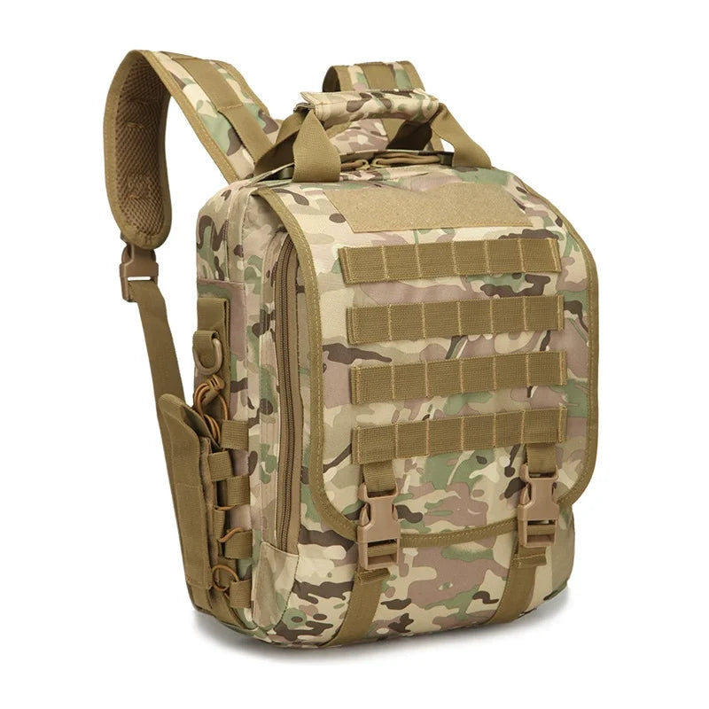 Tactical  Molle Laptop Bag Hiking Trekking Camping Hunting Bag Sports Backpack Outdoor Camo Handbag Large Capacity For Men