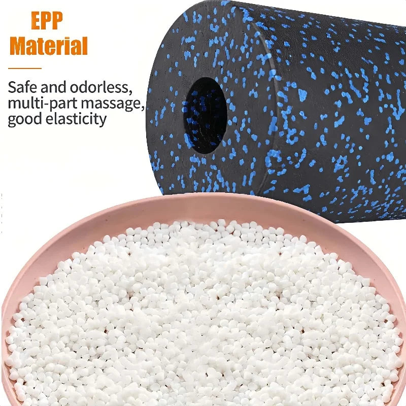 EPP High - Density Multi - Functional Foam Roller & Massage Balls Set for Yoga, Fitness, Post - Workout Muscle Fascia Relief