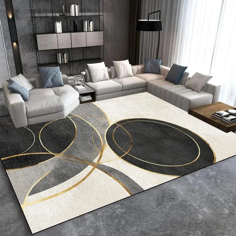 Modern Light Luxury Large Carpet for Living Room Home Decoration Sofa Area Rugs 200x300 Non-slip Bedroom Rug Washable Door Mat