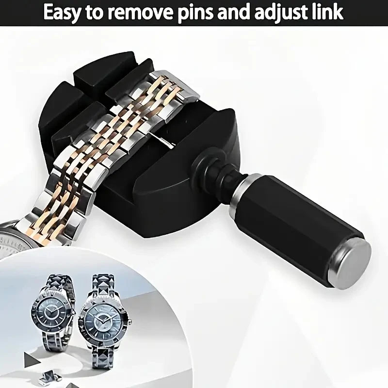 18 Luxury Professional Watch Repair Kits, Including Bottom Openers, Hammers, Spring Bars, And Watch Repair Adjustment Boxes