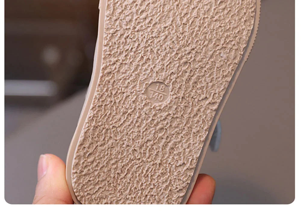 PU Leather Children Shoes Designers Kid's Sneakers Ergonomics Soft-soled Girl's Sneakers Anti-slippery Sport Shoes Toddler Shoes