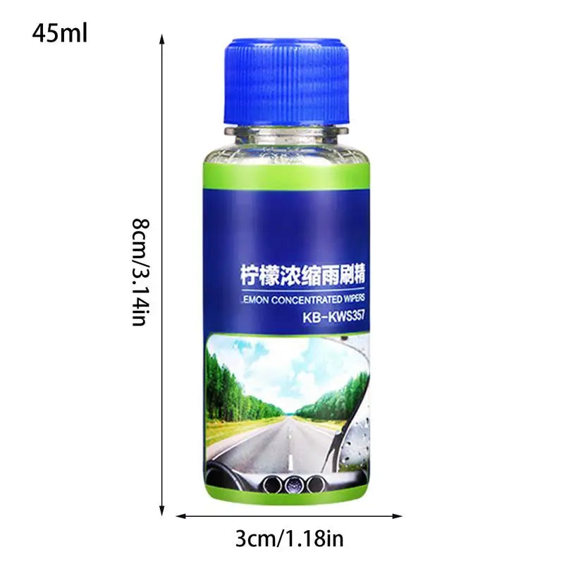 Windshield Washer Fluid Liquid 45ml Car Glass Concentrated Cleaning Agent Windshield Wiper Water Improves Driving Visibility