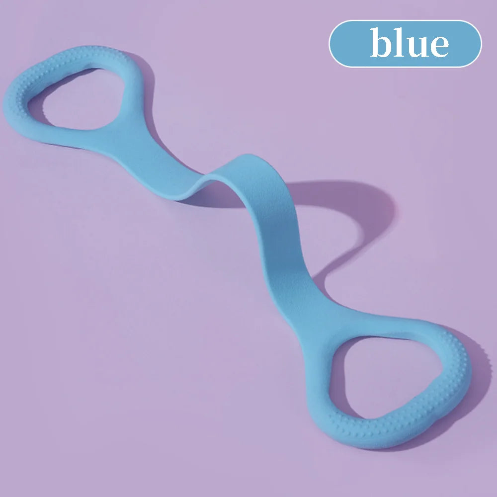 Arm Back Shoulder Exercise Elastic Training Band Yoga Pilates Physical Therapy Equipment Fitness Workout Resistance Band