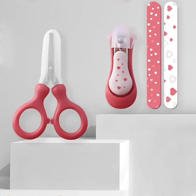 For Kids Nail Clipper Scissors Nail Clippers   Children's Care Tools Storage Set Baby's Nail Clippers Kits baby nail trimmer