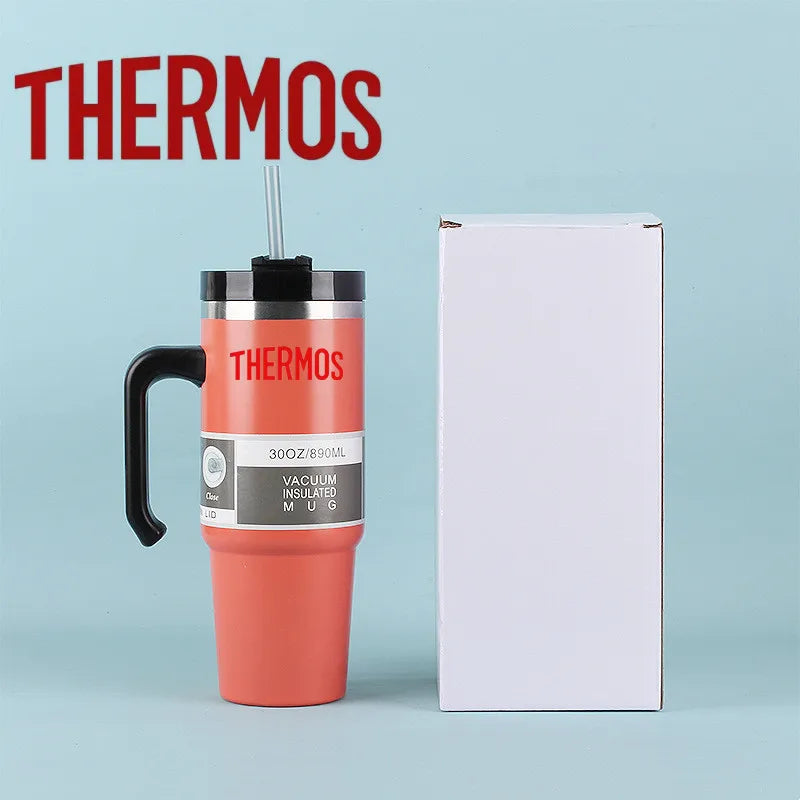 30oz THERMOS Adventure  H2.0 Tumbler With Handle Stainless Steel 40 Oz Water Bottle Vacuum Insulated Travel Cup