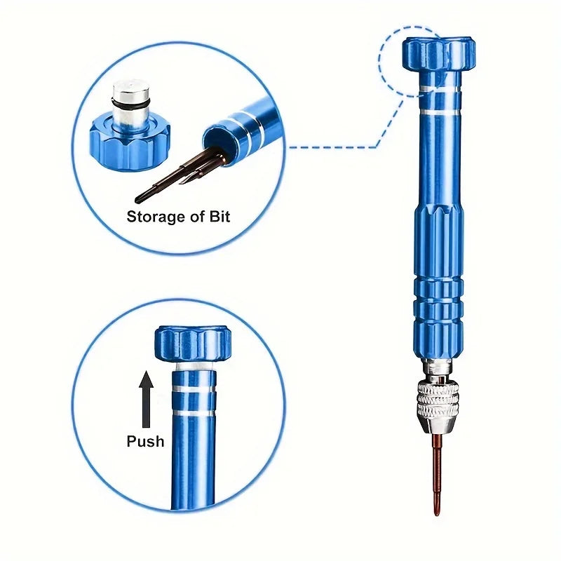 212pcs Watch Opener Repair Tool Kit Clock Pry Knife Screwdriver Pin Hammer Set Watchmaker Band Link Clockmaker Accessory