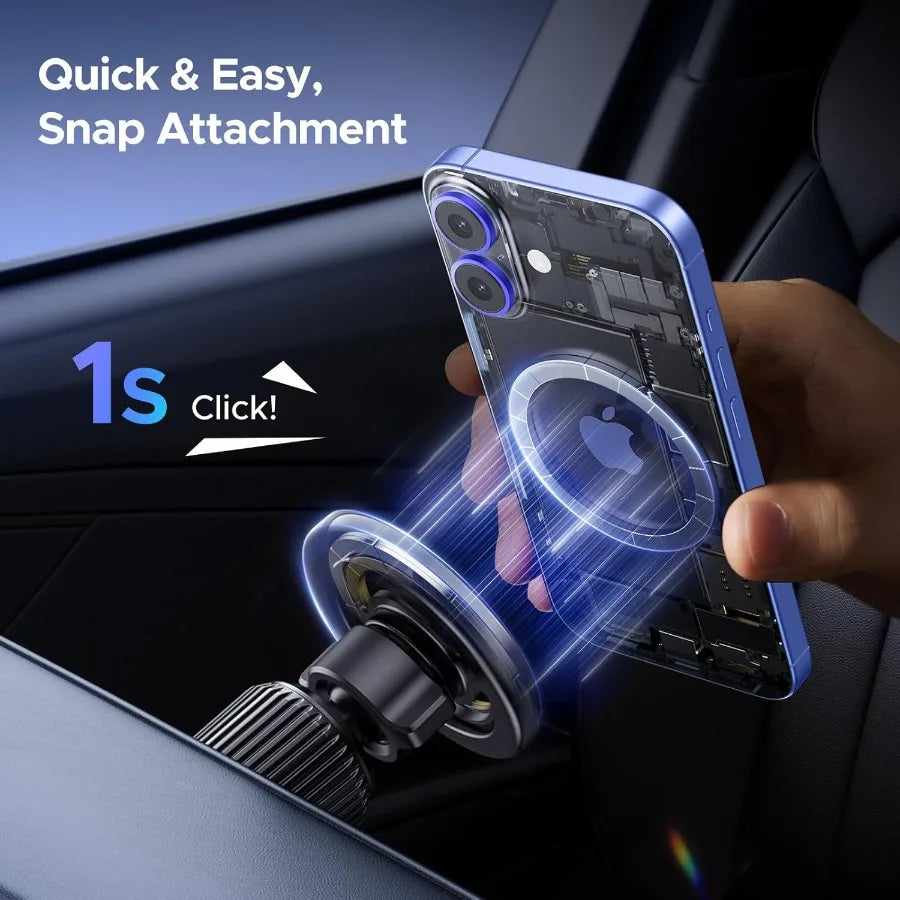 UGREEN Car Phone Mount for Magsafe Air Vent Car Mount Magnetic Phone Holder Compatible with iPhone 17 16 15 14 13 12 Pro Max St