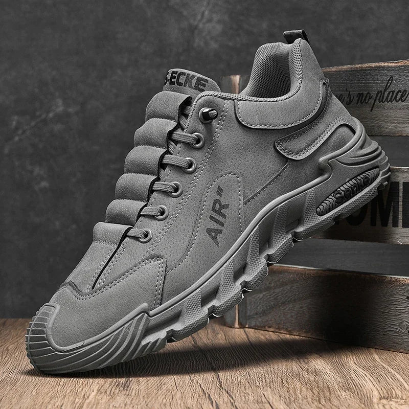 2025 New Breathable Slip-On Anti-Slip Wear-Resistant Casual Sports Shoes Men's Work Shoes Thick Bottom Labor Protection