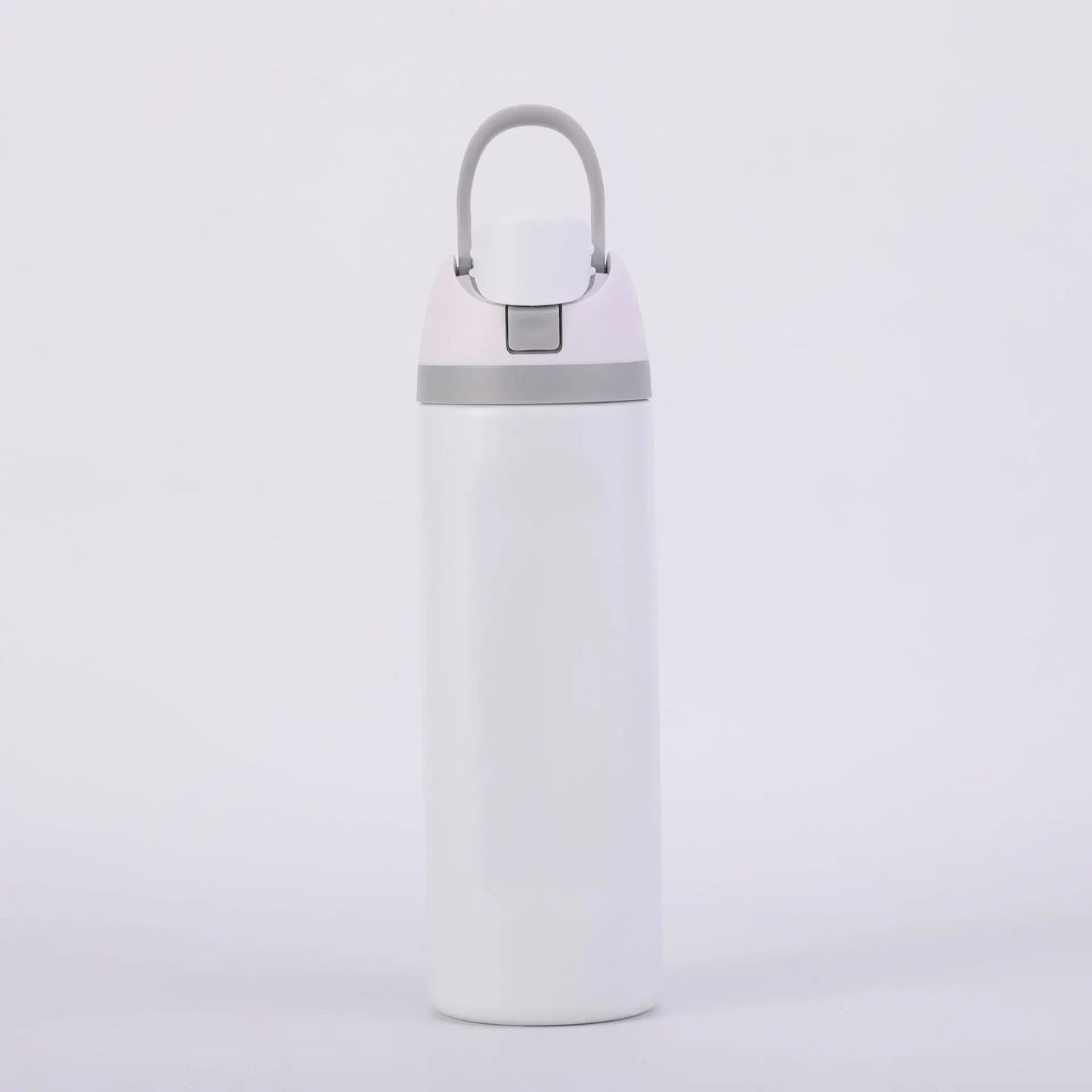 16/19/24/32OZ New 304 Stainless Steel Fitness Cup with Handle, Macaron Colored Insulated Bottle Large Capacity Straw Fruit Cup
