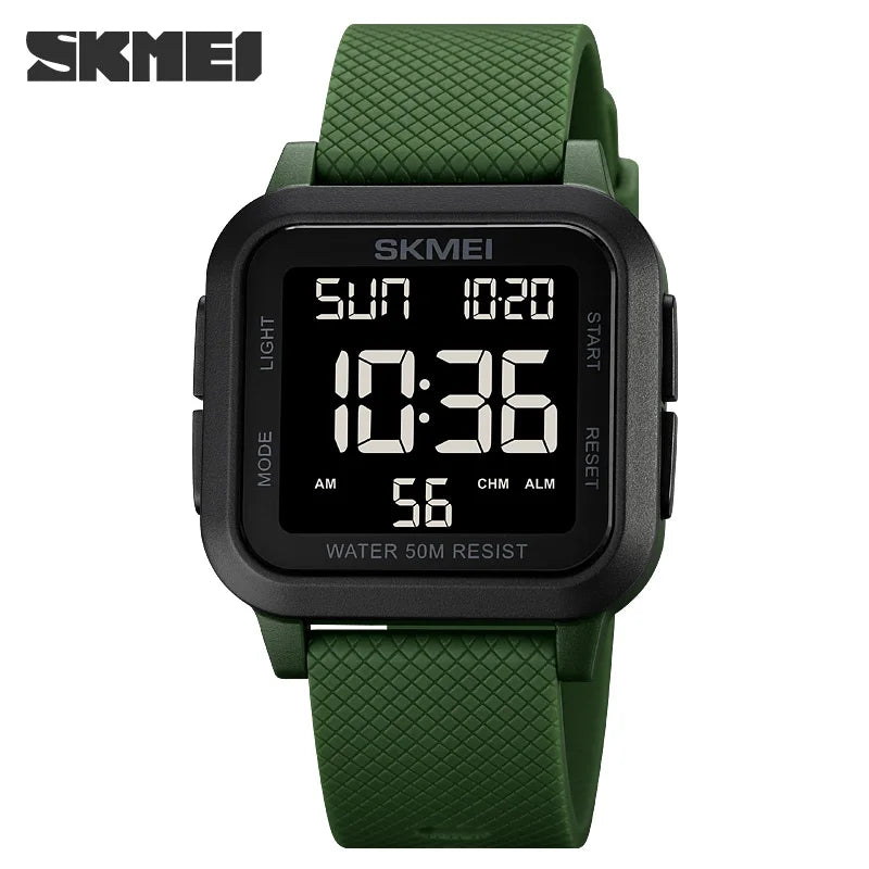 SKMEI 1894 Military Digital Watch for Men Waterproof Mens Electronic Shockproof Sports Wristwatches Countdown 1841 Montre Homme