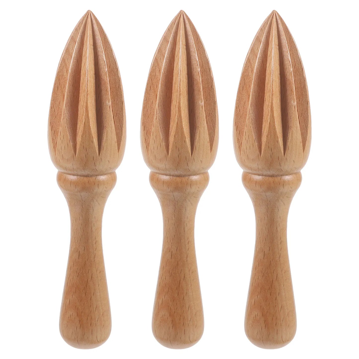 3pcs Wooden Lemon Juicer Natural Handheld Citrus Squeezer Manual Fruit Press For Home Kitchen Drink Prep Portable Manual Lemon