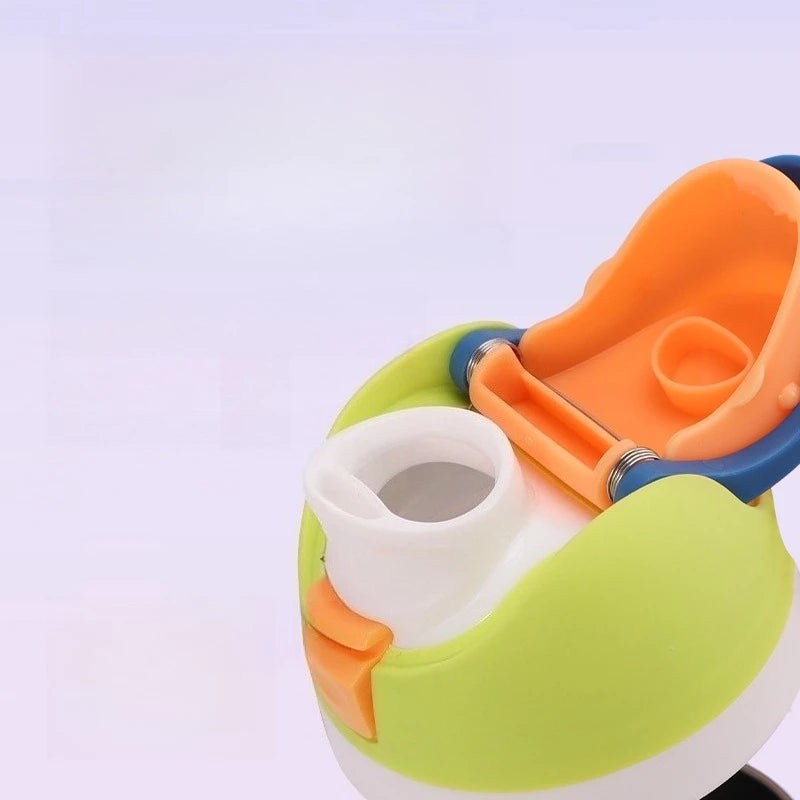 16/19/24/32OZ New 304 Stainless Steel Fitness Cup with Handle, Macaron Colored Insulated Bottle Large Capacity Straw Fruit Cup