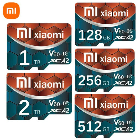 XAIOMI 2TB Memory Card 128GB Class 10 V30 TF Card 1TB Mini SD Card 512GB High Speed TF SD Card 256GB For Nintendo Switch New
