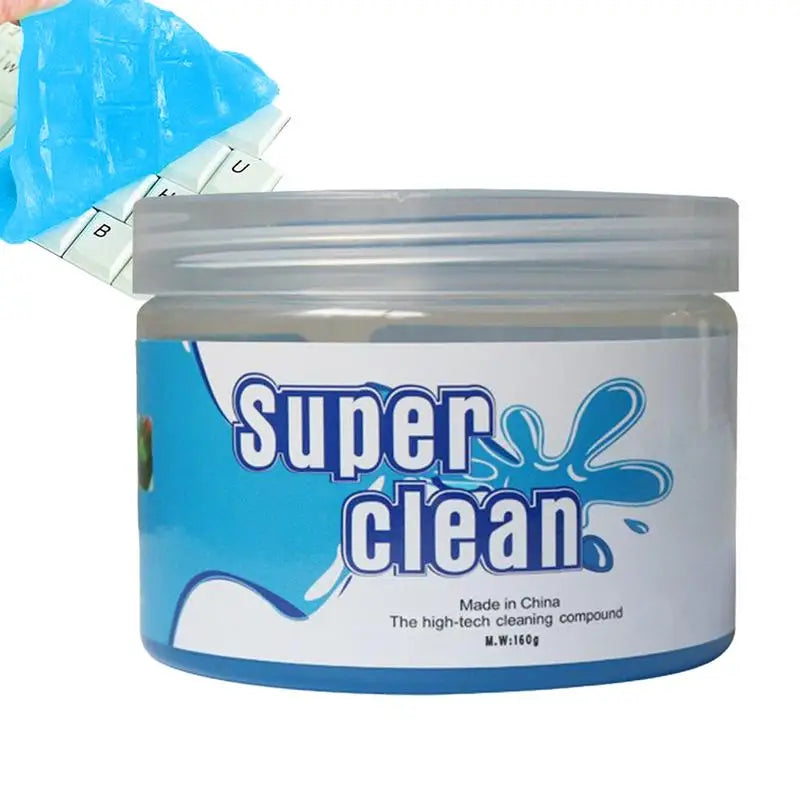 Super Dust Clean Clay Dust Keyboard Cleaner Slime Toys 160g Car Cleaning Gel Mud Putty Kit For Laptop Cleanser Glue Cars Part