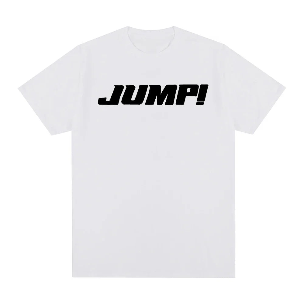 PINK JUMP T Shirt Summer Fashion Men/Women Harajuku Aesthetic Letter Print T-Shirt Unisex High Quality Casual Tees Shirts