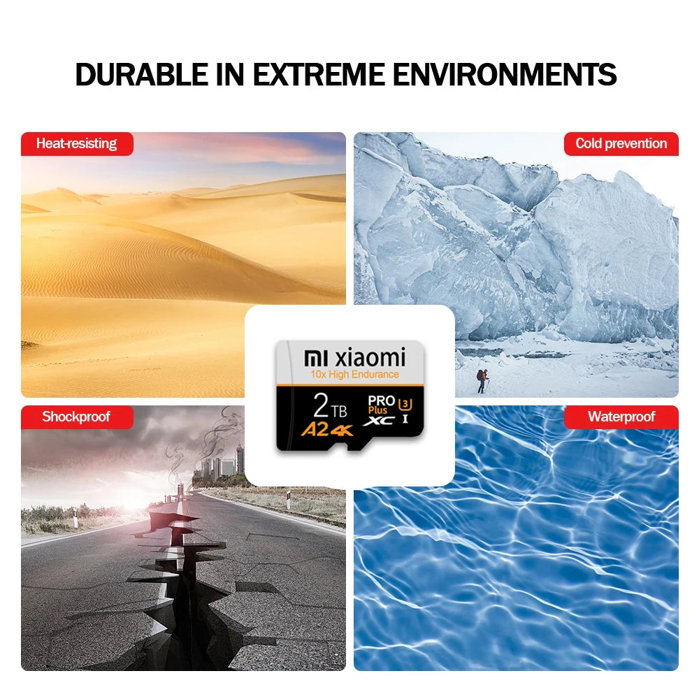 Xiaomi SD Memory Card 128GB 2TB Class10 V30 TF Card 1TB Mini SD Card 512GB High Speed Micro TF SD Card 256GB For Nintendo Switch