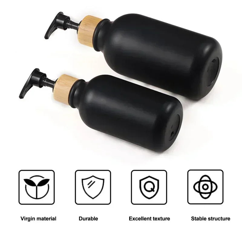 300/500ml Soap Dispenser for Bathroom Large Capacity Shower Shampoo Bottle Refillable Gel Bottle Lotion Liquid Storage Container