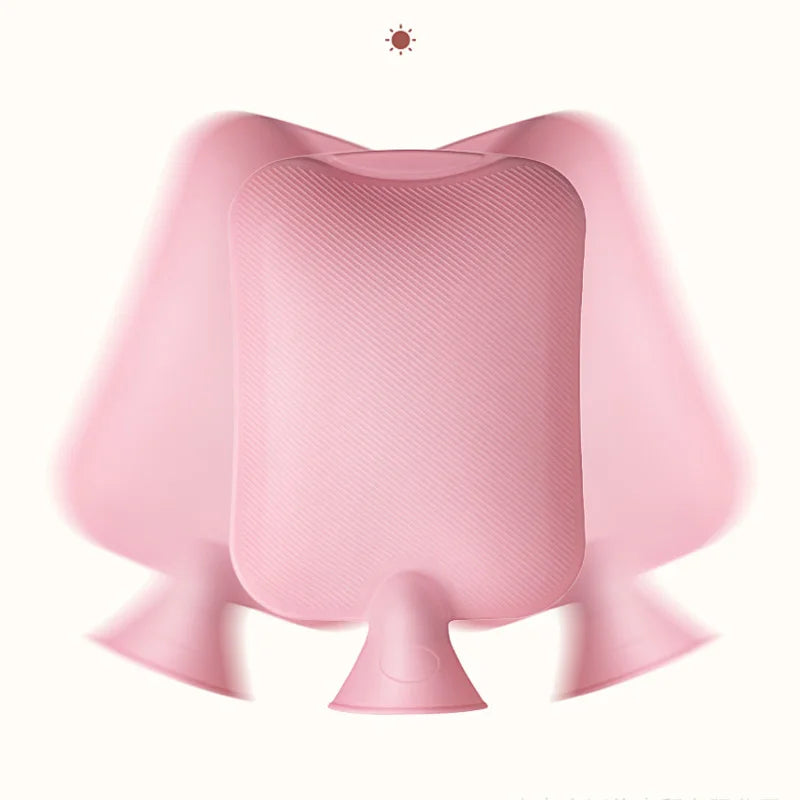 1000/2000ml Plush Hot Water Bag Removable Hot Water Bottles Reusable Hand Warmer  Girl Hot Compress Menstrual Cramps Pain Relief