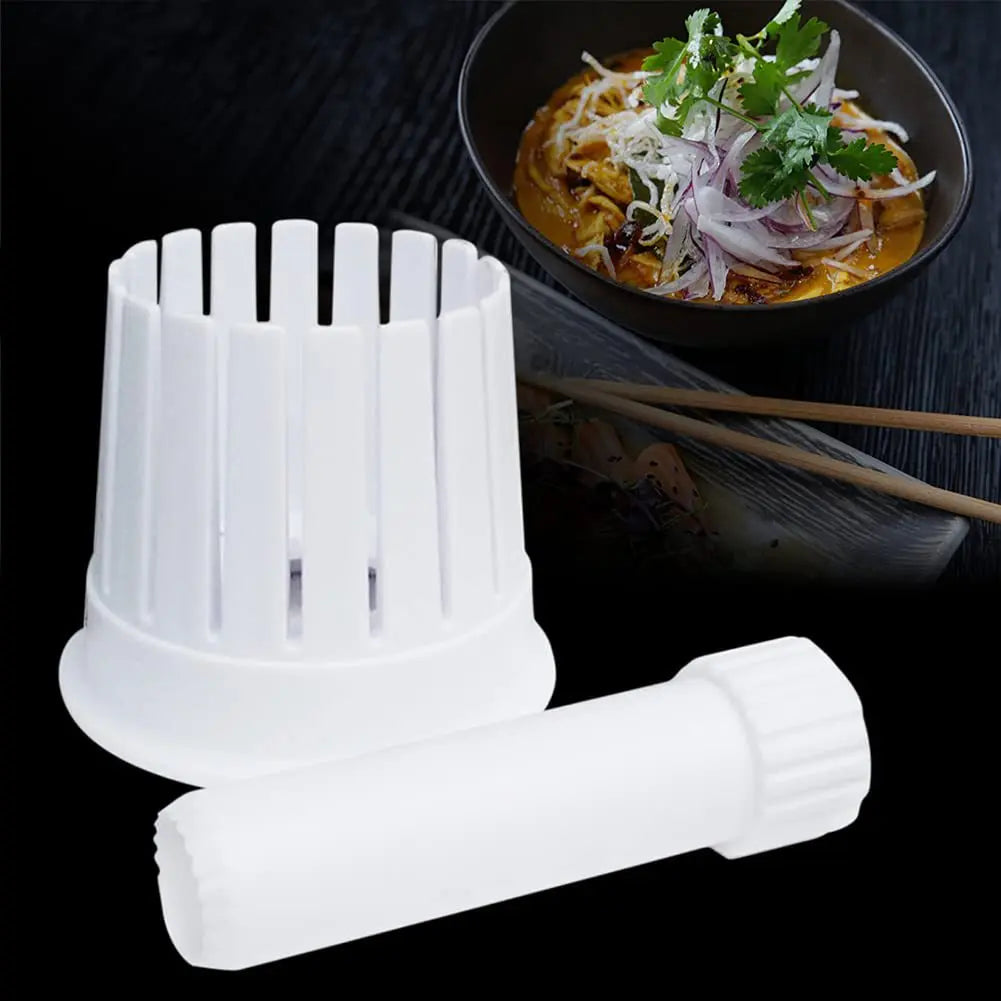 New Onion Slicer Onion Flowers Cut Flower Plastic Mould Home Kitchen Gadget Small and Convenient Onion Cutting Artifact