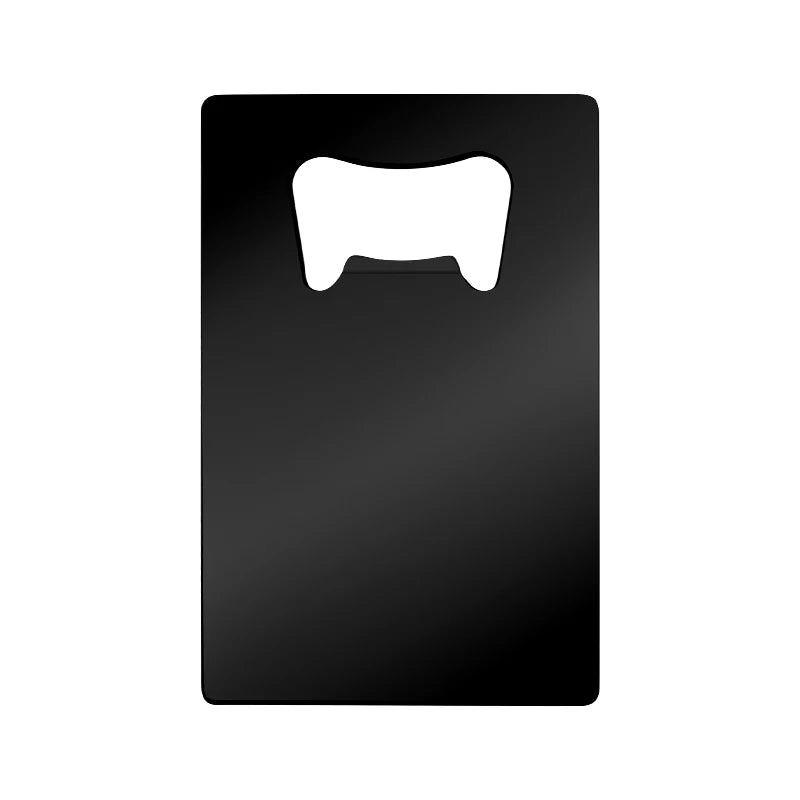 1PC Beer Bottle Picker Opener Poker Creative Pocket Metal Multifunction Credit Card Bottle Opener Black Peach A Stainless Steel