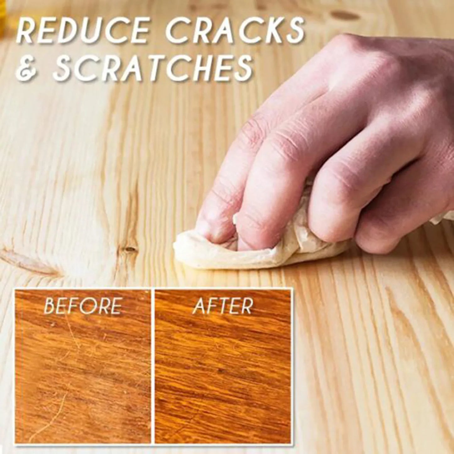 Wood Seasoning Beewax Organic Natural Pure Wax Furniture Care Maintenance Wax Wood Cleaning Polished  Complete Solution Cleaning