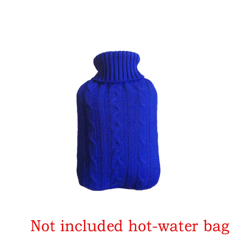 2000ml Explosion-proof Hot Water Bottle Belly Treasure Protective Warm Large Cover Winter Heat Preservation Soft Safe Removable