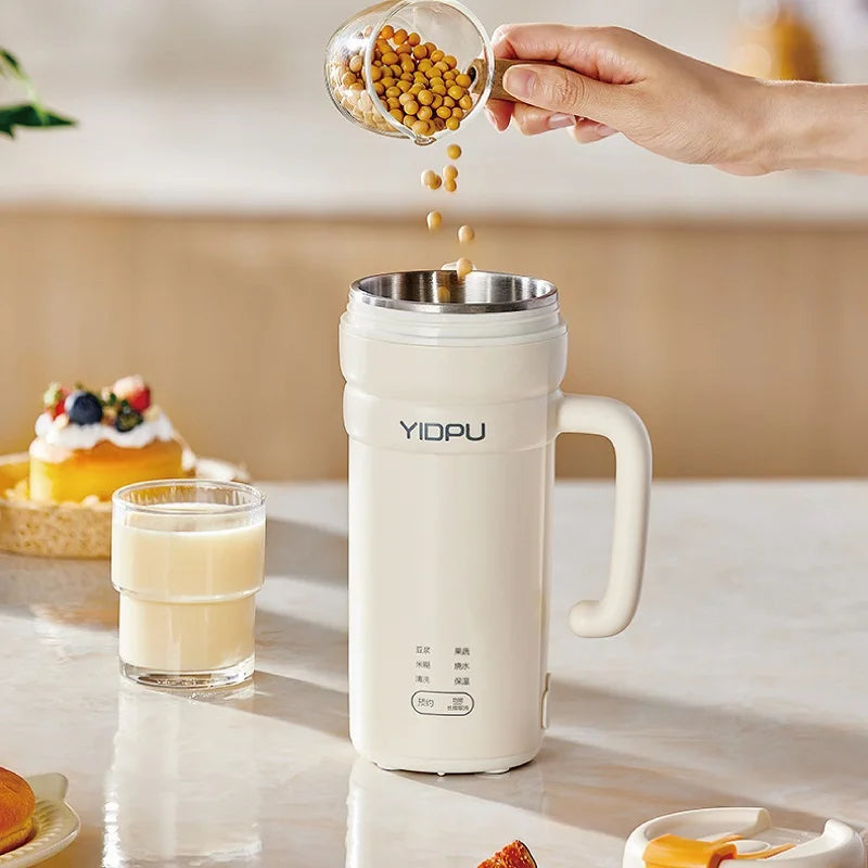 350ml Mini Soy Milk Machine12h Appointment Filter-free Wall Breaking Machine Mixer Portable Electric Juicer Cup Multifunctional