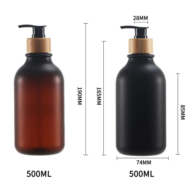 300/500ml Soap Dispenser for Bathroom Large Capacity Shower Shampoo Bottle Refillable Gel Bottle Lotion Liquid Storage Container