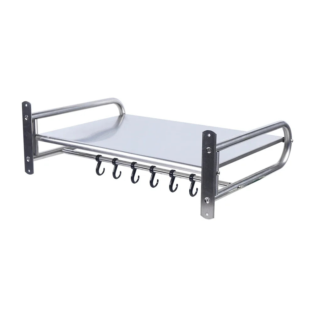 Microwave Oven Rack Stainless Steel Microwave Oven Shelf Wall-Mounted Kitchen Shelf Kitchen Shelves Counter