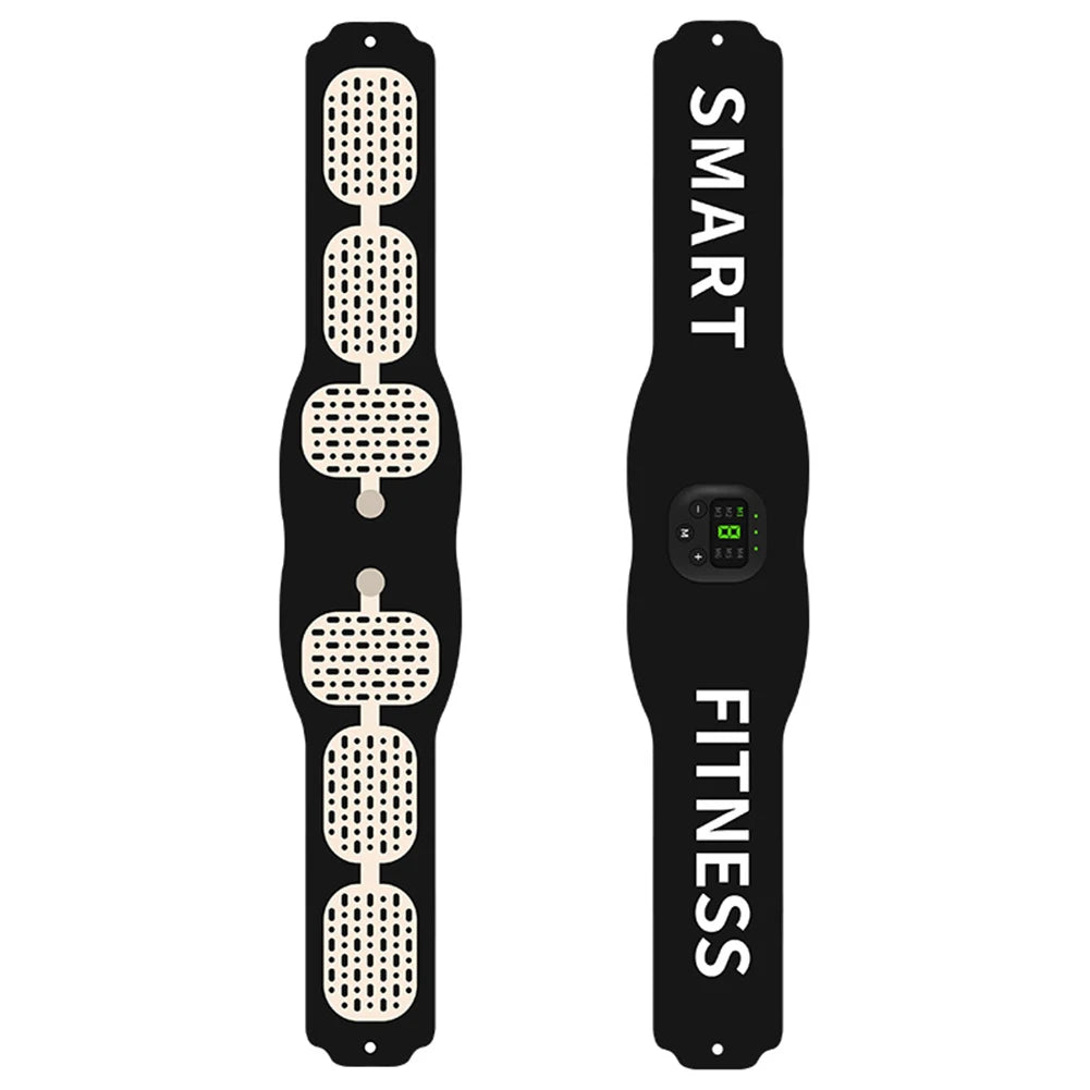 EMS Muscle Stimulator Belly Weight Loss Smart Slimming Waist Band Exercise Massager Body Shaping 19 Modes Gym Fitness Equiment