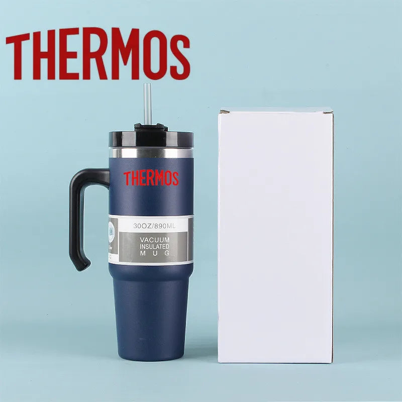 30oz THERMOS Adventure  H2.0 Tumbler With Handle Stainless Steel 40 Oz Water Bottle Vacuum Insulated Travel Cup