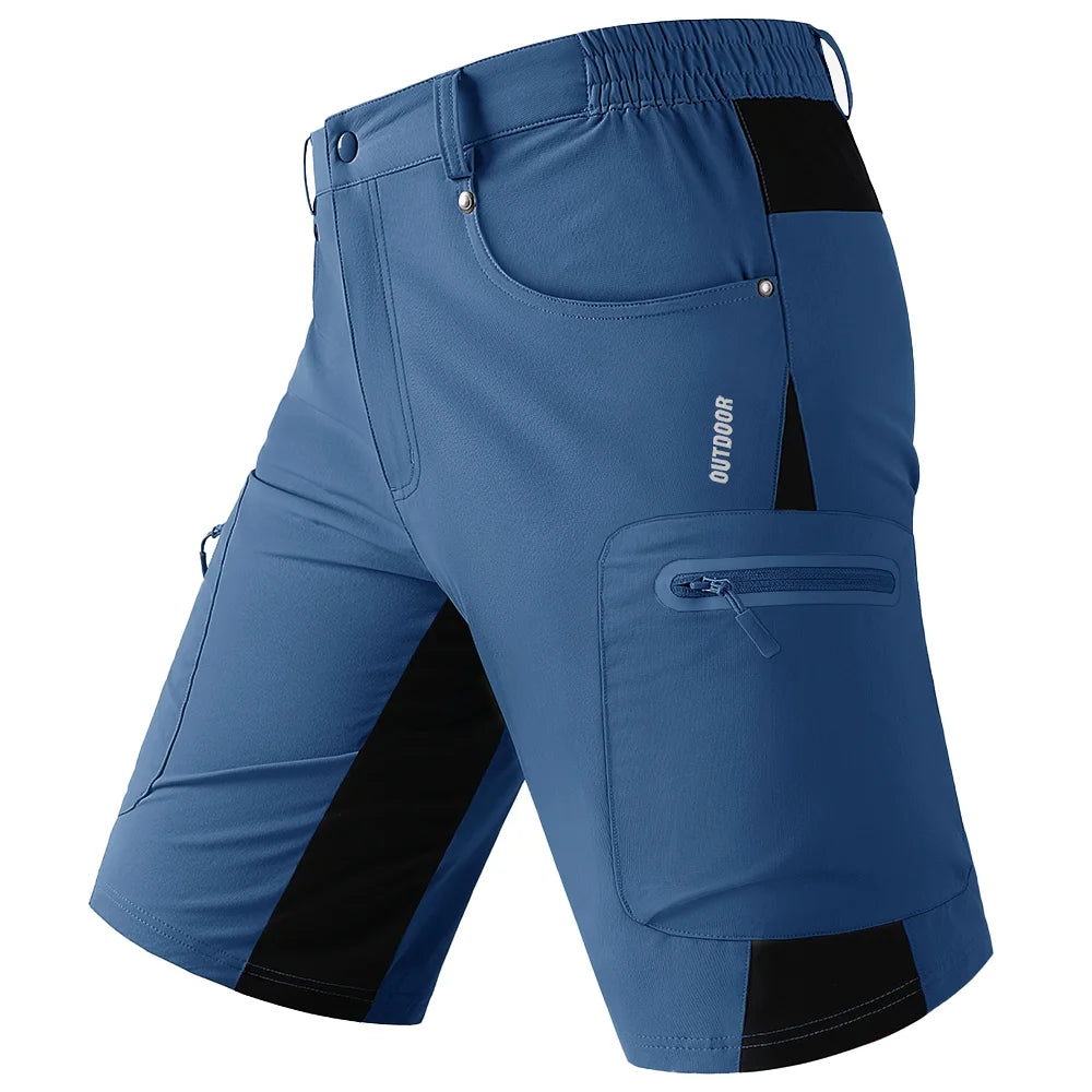 TACVASEN Quick Dry Cargo Shorts Mens Lightweight Work Cargo Shorts Multi Pockets Waterproof Outdoor Hiking Fishing Shorts Male