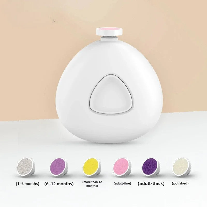 Electric Baby Nail Trimmer Kid Nail Polisher Tool Infant Manicure Scissors Baby Hygiene Kit Baby Nail Clipper Cutter for Newborn