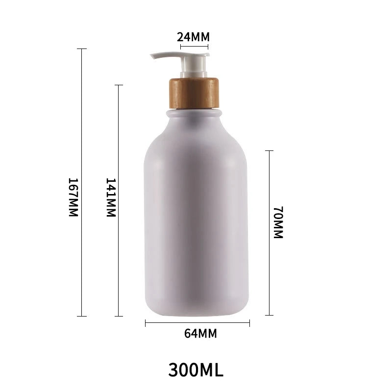 300/500ml Soap Dispenser for Bathroom Large Capacity Shower Shampoo Bottle Refillable Gel Bottle Lotion Liquid Storage Container