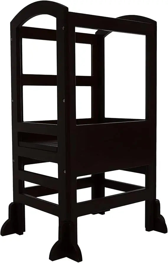 LT02B Kids Kitchen Adjustable Height Toddlers Children Learning Step Stool Tower with 4 Changeable Heights for Kitchen and Bath