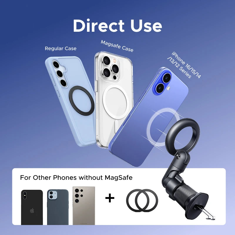 UGREEN Car Phone Holder Magnetic 360° Rotation For Magsafe iPhone 16 15 14 Pro Max Samsung S25 Ultra Xiaomi Air Vent Car Mount