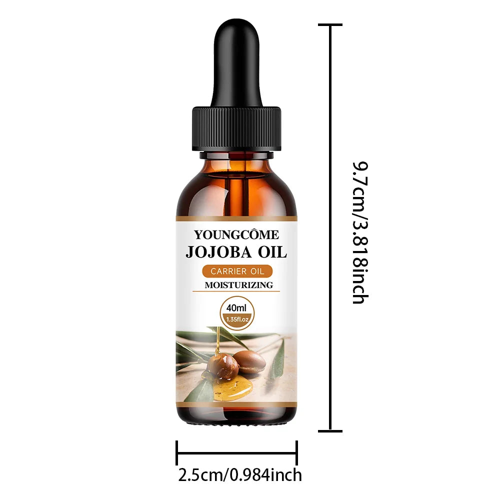 Natural Organic Jojoba Oil Anti Aging Firming Skin Face Moisturizing Relaxing Massage Oil Hair Repair Skin Care Body Oil NEW