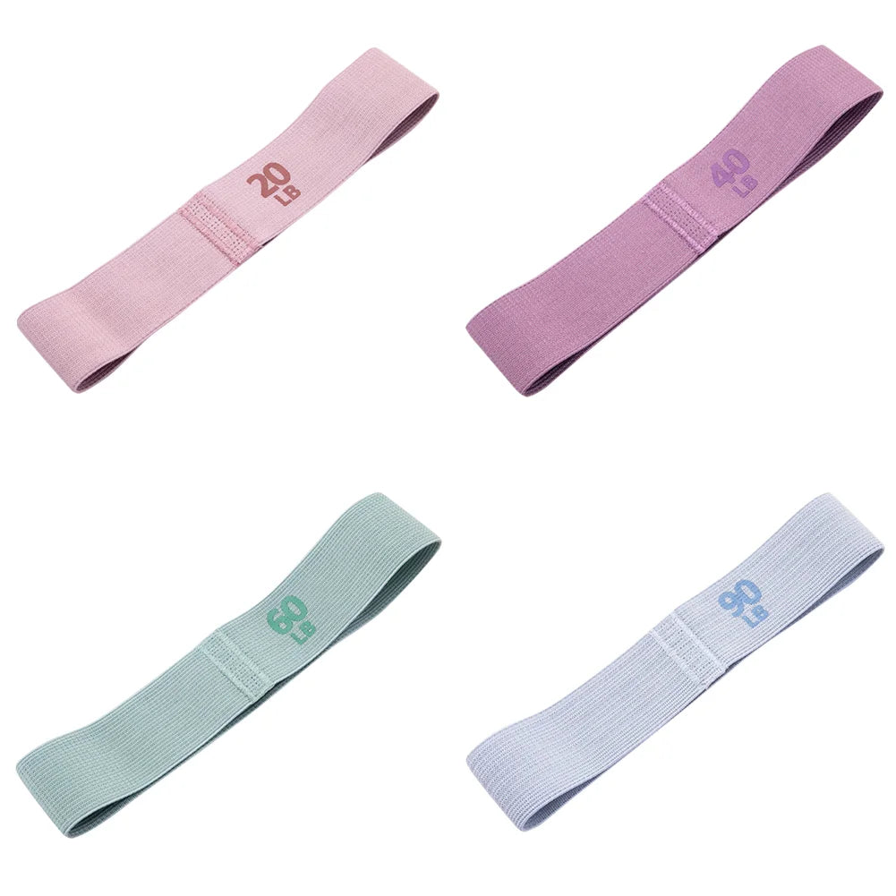Fitness Resistance Bands Fabric Elastic Bands Yoga Pilates Hip Circle Expander Bands Gym Training Loops Yoga Workout Equipment