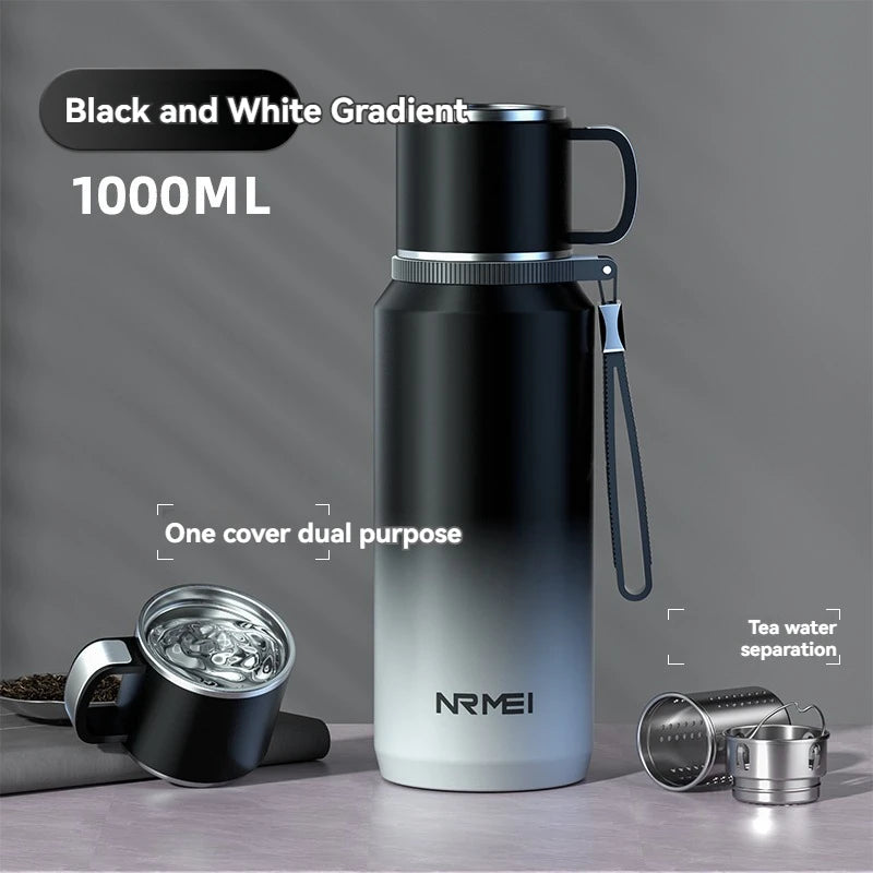 1.5L Thermos water bottle Stainless Steels Vacuum Flask Hot Coffee tea Water Heat Preservation Bottles Cold Tumbler drinkware