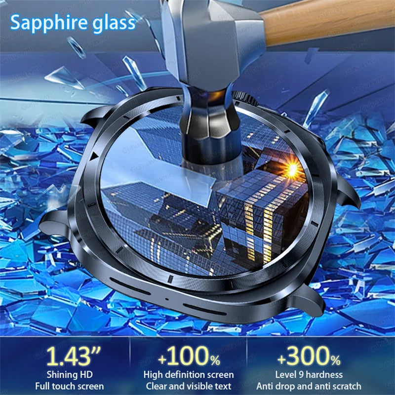 2025 New Health track Smartwatch Air Pump Airbag True Blood Pressure Health Measure Smart Watch Men Women Blood oxygen BT Call