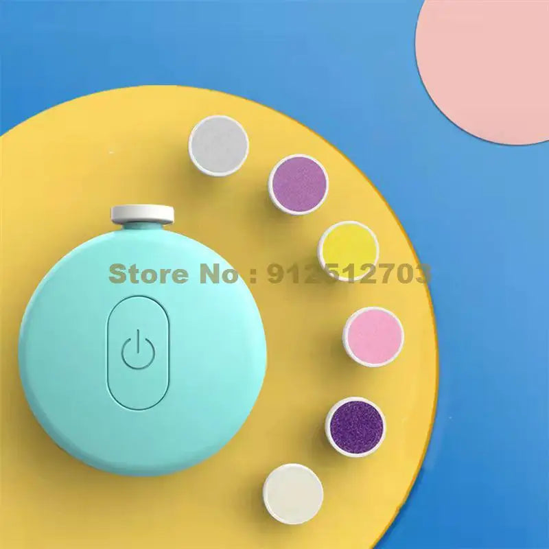 Baby Electric Nail Trimmer Baby Care Kit Manicure Set Easy To Trim Nail Clipper For Newborn Kid Nail Polisher Tool
