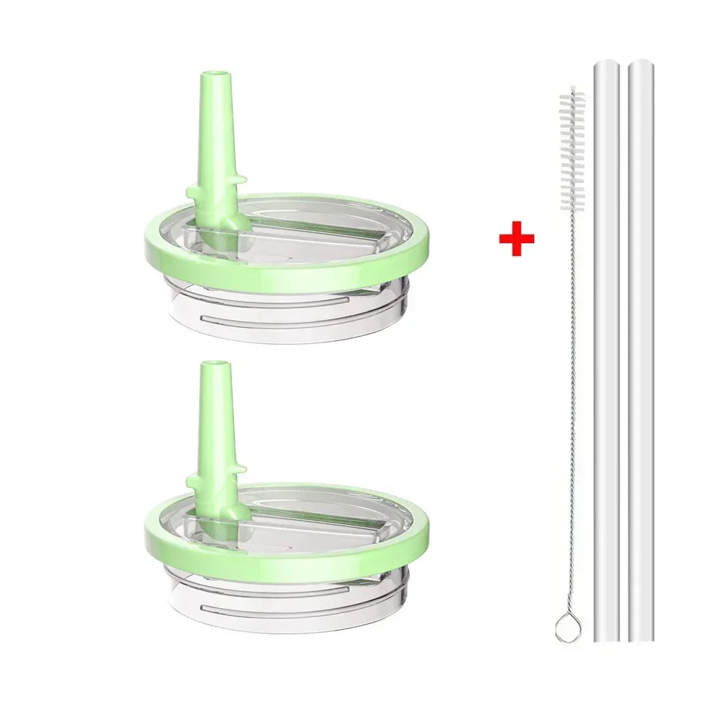 40oz Flip Straw Leak Proof Lid for Stanley H2.0 Quencher ProTour Tumbler Lid Replacement for Stanley Cup Accessories Straw Cover