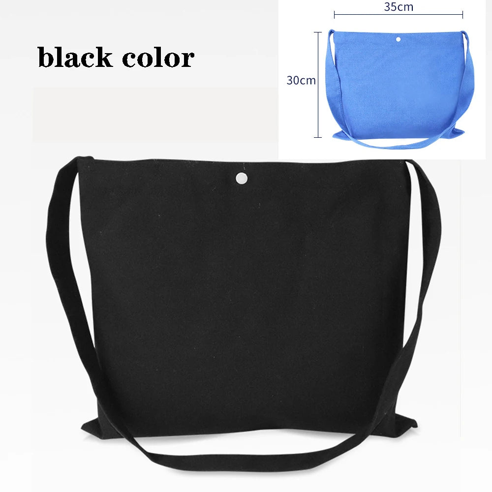 Canvas Bag Storage Bag Grocery Bag Eco-Friendly foldable Bag folding Pocket Tote Portable Shoulder Handbags Food Shopping bag