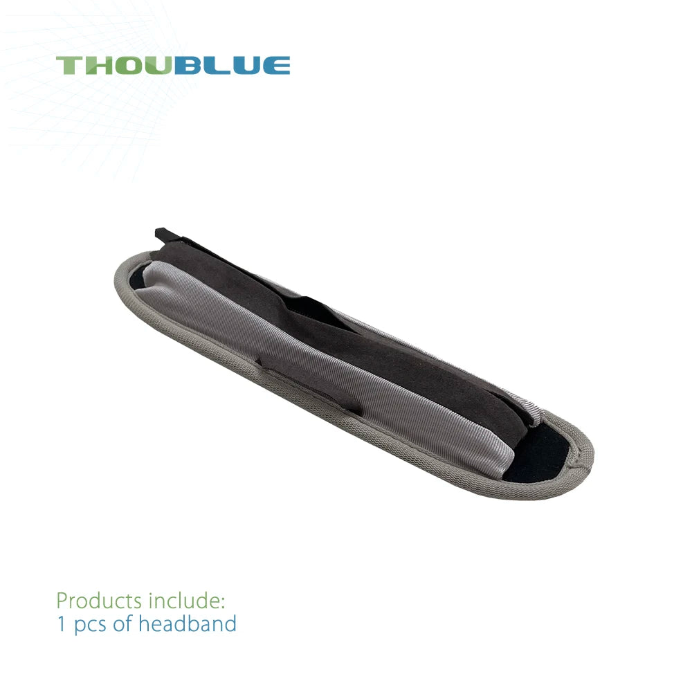 THOUBLUE Replacement Headphone Headband Zipper Cushion Cover For HyperX Cloud 1,2,Core,Alpha,Alpha S,Mix,Silver,Revolver S