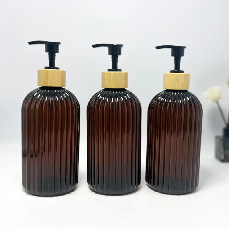 1PCS 500ml Soap Dispenser With Pump Refillable Shampoo Empty Bottle Kitchen Bathroom Hands Body Wash Lotion Container