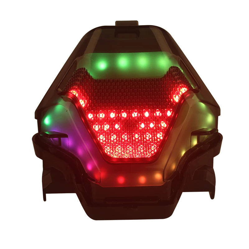 Suitable for R3 R25 Y15ZR MT07 motorcycle Maverick LED rear tail light modified brake light running light